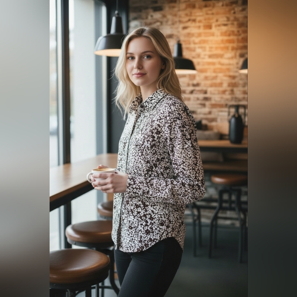 NWOT Liz Claiborne Button Down Blouse